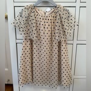 Baby Gap Polka Dot Tulle Flutter Sleeve Dress